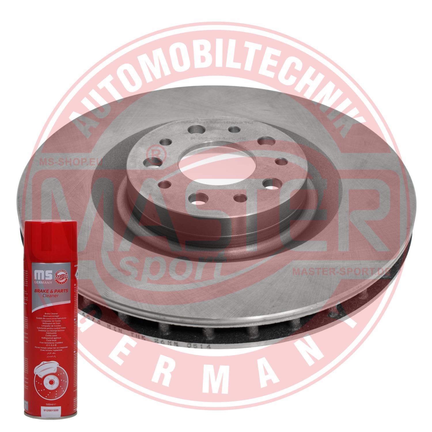 MASTER-SPORT GERMANY 24012802531-PCS-MSP PROMO Brzdový kotúč